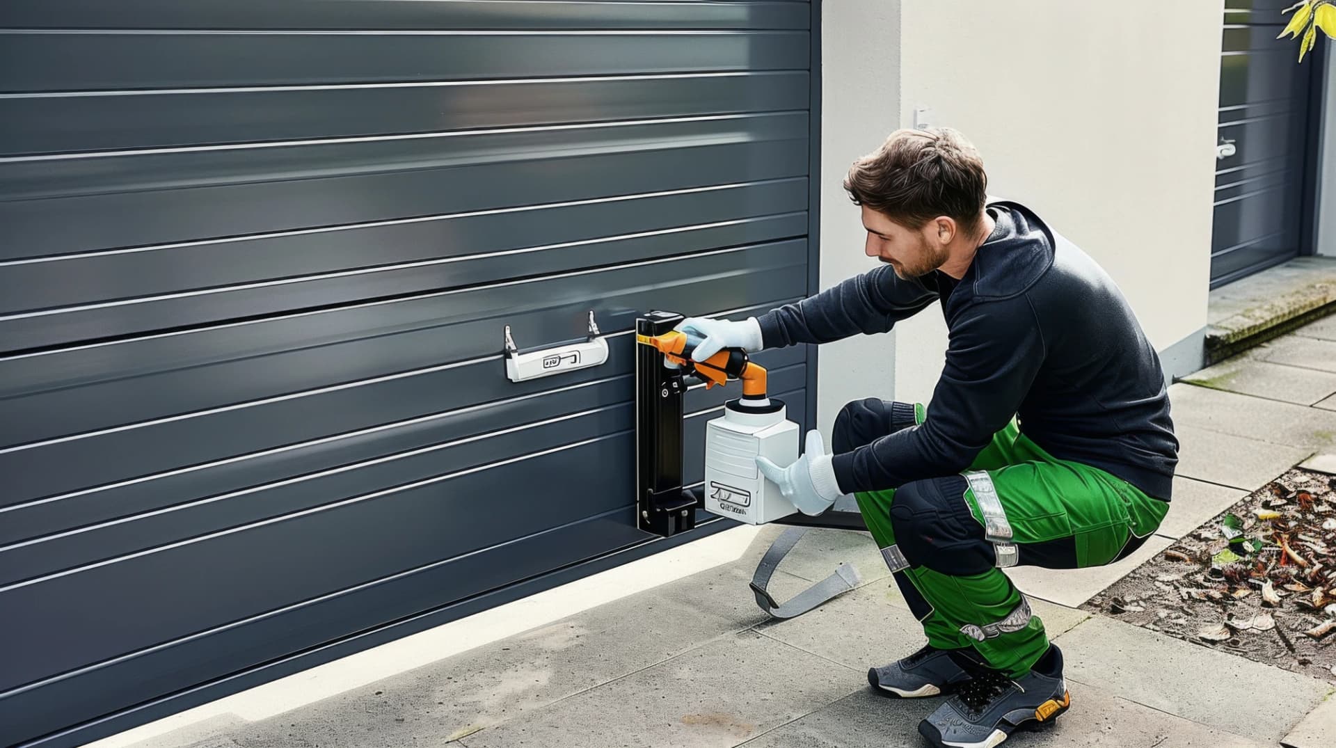 Installation portail par nos équipes
